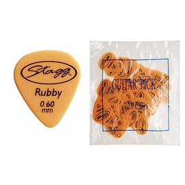 Медіатори нейлонові, модель Ruby Standard STAGG RSR60, image 